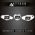 thumbnail image 2 of Attack Graphics Number Plate Backgrounds for Yamaha TTR125LE 2014, 2 of 2