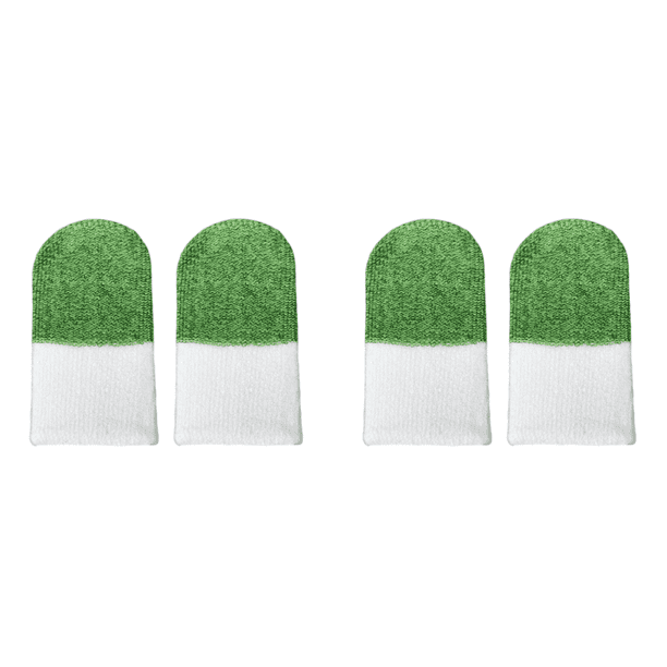 10 Uds. Funda para El Dedo Pulgar Sin Costuras Anti Sudor Juego Del () Verde
