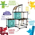 thumbnail image 2 of Kitty City Garra de acero Mega Kit muebles para gato, condominio para gato Duplex con juguete, Mega, 2 of 6