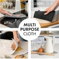 thumbnail image 3 of SUPERSCANDI Swedish Dishcloths for Kitchen 6 Pack of Grey Reusable Compostable, 3 of 10