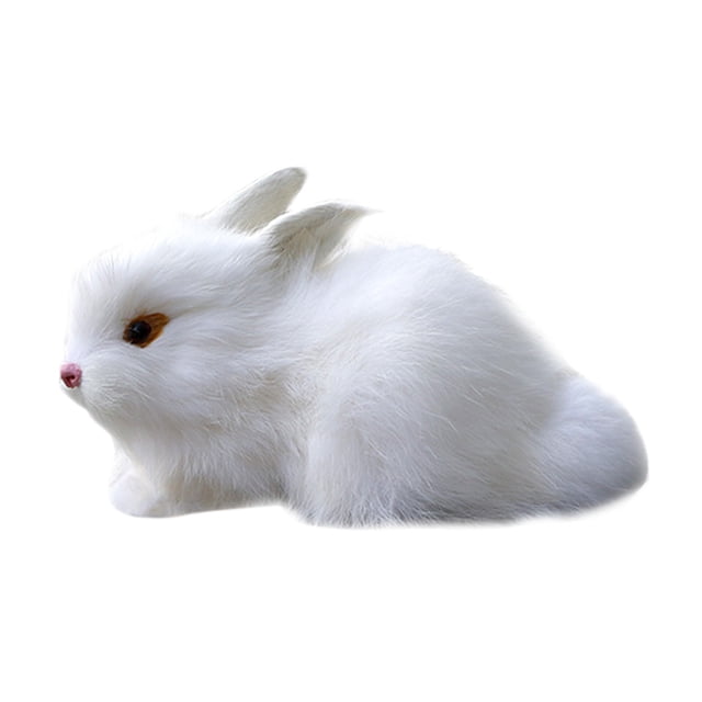 XFGOU the doll Toys and Hobbies Easter Simulation Plush Rabbit Toy Cute Rabbit Doll Home Decoration Gift simulation home toy