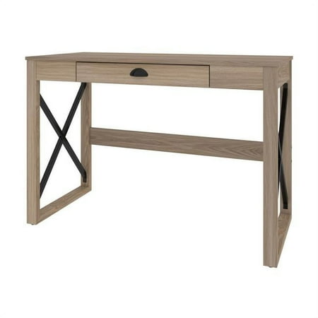 UPC: 0063753066433 | Bestar 104400-000110 45 in. Talita Small Desk  Natural Oak