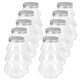 thumbnail image 1 of ColoMX 10 Uds. Botellas de jugo de plástico vacías, botellas de agua reutilizables, contenedores de bebidas con forma del árbol de Navidad, 1 of 8