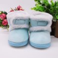 thumbnail image 1 of GYRATEDREAM Prewalker Toddler Boots Premium Soft Anti-Slip Sole Warm Winter Boots for Infant Baby Boys Girls 0-18M, 1 of 7