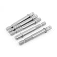 thumbnail image 1 of Unique Bargains 5 Pcs Tige Hexagonale 1/4 Pieds Tête Carrée Adaptateur de Perceuse Barre d'Extension, 1 of 1