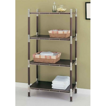 Baronial Three Tier Shelf in Espresso (Four Tiers)
