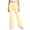 Yellow, variant on VV AVEORS Girls Flare Leggings School Uniform Pants For Teen Girls Bell Bottoms Ruffle Trim Bootcut Pant Orange 120