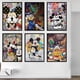 thumbnail image 2 of Disney Graffiti Canvas Poster Pop Fashion Style Mickey Mouse Donald Duck Home Wall Art Painting Prints Living Room Decor Murals50X75cm Unframed Gao Jinjia LED, 2 of 2