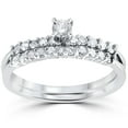 thumbnail image 1 of 5/8ct Diamond Ring Set 14K White Gold, 1 of 3