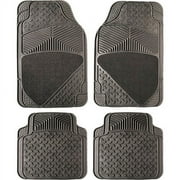 Remington Industries 4pc Rubber Mat Set, Grey