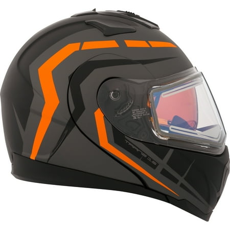 Double Helmet - CKX Scorpion Tranz 1.5 RSV Modular Helmet, Winter Electric Double Shield