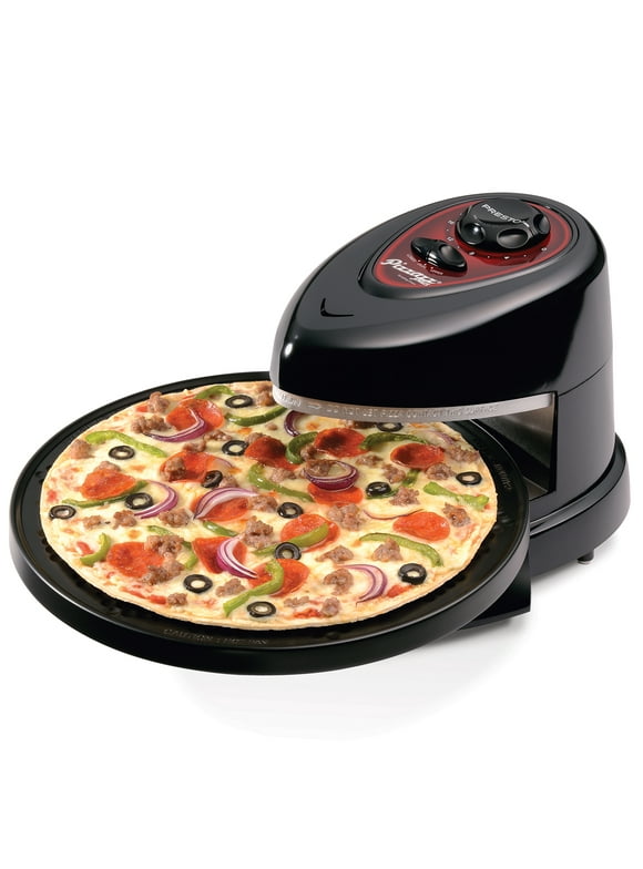 Presto Pizzazz Plus Rotating Pizza Oven, 03430 Black