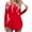 Red, variant on Womens Sweatshirts Cotton Round Neck Long Sleeved Printed T-shirt Elegant Tunic Tops Fall Winter Casual Loose Pullover Tees Comfortable Fashion Sweatshirt Activewear Size 8-16