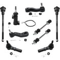 thumbnail image 4 of Detroit Axle - Front Control Arms w/ Ball Joints Pitman Idler Arm Tie Rods 24pc Lug Nuts w/ Keys Replacement for Silverado Sierra 1500 HD 2500 3500, 4 of 7