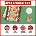 thumbnail image 5 of Red Gingerbread Man Christmas Winter Xmas Table Runner Table Decoration for Party Home Kitchen Dining Holiday Decor 13x36 Inch, 5 of 6
