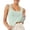 Green, variant on Womens Ice Silk Seamless Slim Tank V Neck Backless Breathable Summer Top,Beige,SIZE:XL