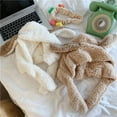 thumbnail image 4 of Winter Fleece Rabbit Infinity Scarf, Cute Warm Neck Wraps for Children and Adults,Unisex, 4 of 8