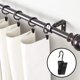 thumbnail image 4 of La pinza fija con ganchos sirve para sujetar y organizar de forma segura cortinas y ropa. Es fácil de instalar y apta para uso doméstico, 4 of 6