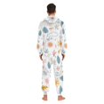 thumbnail image 4 of FORMRS Onesies Pajama for Adults Unisex Hoodie Winter Jumpsuit One Piece Sleepwear, Sizes S-2XL, Cartoon Doodles, 4 of 7
