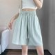 thumbnail image 1 of Ice Silk Yamamoto Women's Summer Thin A-Line Cotton Linen 5-Point Shorts, 1 of 5
