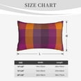thumbnail image 6 of Daiia Purple Yellow Buffalo Plaid Bedding Waterproof Pillow Protector Zippered Queen – Bed Bug Proof Pillow Encasement-14"x20", 6 of 9