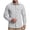 Gray, variant on Men Long Sleeve Button down Work Shirt Collared Multi Pocket Casual Tops for Outdoor Travel Hiking Daily Wear Beige S