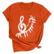 thumbnail image 1 of Tops de verano Regalos para hombre y mujer Camiseta de verano con estampado de letras Blusa de manga corta Pompotops  hfajkhk134729, 1 of 7