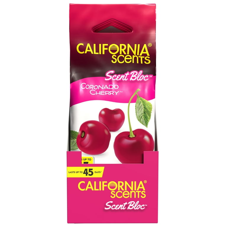 California Scents Power Bloc Car Air Freshener, Coronado Cherry Scent