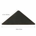thumbnail image 3 of Rug Grippers for Hardwood Floors (4 pcs)  Anti Slip Rug Grippers with Non Curling Washable and Reusable Non-Trace Removable, 3 of 7