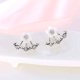 thumbnail image 4 of Pendientes bonitos Qarigey para fiesta de boda mujer Plata 1 par, 4 of 4