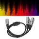thumbnail image 4 of Cable XLR Macho A Doble XLR Hembra ANGGREK Cable Divisor 19,7 Pulgadas, 4 of 8