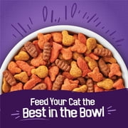 Purina Friskies Surfin and Turfin Favorites Dry Cat Food Flavors of Chicken, Whitefish, Salmon and Filet Mignon, 3.15 lb Bag