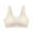 Beige bras, variant on Sports Bras for Women Breathable Comfy Lightly Lined Seamless Bralettes Wireless Compression Push up Yoga Workout Bras