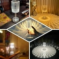thumbnail image 4 of Efavormart 10" LED Acrylic Crystal Cylinder Color Changing Cordless Table Lamp, Rechargeable RGB Touch Control Accent Lamp, 4 of 11