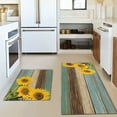thumbnail image 5 of Farmhouse Kitchen Rugs and Mats Set of 2 Rustic Lodge Bear Kitchen Rugs Non Slip Super Absorbent Kitchen Mat for Sink Waterproof Runner Rug for Laundry Room 17"x 48"+17x30, 5 of 6