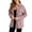 Pink, variant on Rutainlusire Womens Trendy Daliy Lapel Hoodless Jackets Women's Casual Fashion Solid Color Long Sleeve Capless Outerwear/Jacket