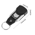 thumbnail image 4 of Garage Door Remote, LED Light Metal Frame Hook Design 4 Button 50-100 Meters Wireless Remote Control, For Home Security Alarm For Home Devices Control, 4 of 8