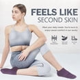 thumbnail image 5 of Newzill Unisex Non-Slip Grip Yoga Socks, 3 Pairs, Small/Medium, 5 of 7