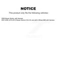thumbnail image 2 of Mpulse Front Left (Driver Side) ABS Wheel Speed Sensor SEN-2ABS0808 for Car Nissan Sentra with Harness, 2 of 2