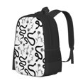 thumbnail image 6 of Sigee Hand Drawn Snake for Simple large capacity backpack Travel Laptop Backpack, Business for Travel and Daily Use, 6 of 9