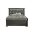thumbnail image 3 of Blaze Modern Style King Size Bed made with Wood in Gray Color, 3 of 6