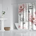 thumbnail image 3 of Waterproof Pioneer Shower Curtain 72x84 Inch Polyester Unique Cute Floral Shower Curtain for Bathroom Hotel Home Decor with 12 Plastic Hooks, 3 of 5