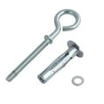 thumbnail image 4 of Unique Bargains 10Pcs M4 Thread 32mm Length Zinc Plated Hollow Wall Anchor Screw Eye Assortment, 4 of 5