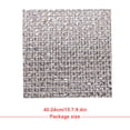 thumbnail image 3 of Langgg Crystal Rhinestone Ribbon Clothing Accessories Sticker Convenient Using Present Decoration Sheet with Shine Appearance Exquisite white 6 double side tape, 3 of 6