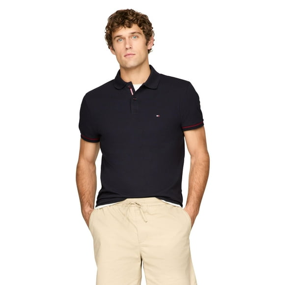 Polo Tommy Hilfiger con detalle de solapa para hombre