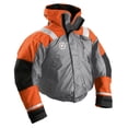 thumbnail image 1 of First Watch AB-1100 Flotation Bomber Jacket - Naranja/Gris - XL, 1 of 1