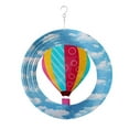 thumbnail image 1 of 3D Dynamic Rotating Wind Chime Stainless Steel Color Metal Sheet Wind Rotating Energy Courtyard Art Outdoor Metal Hanging Wind Chime, 1 of 5