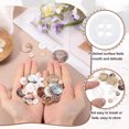 thumbnail image 3 of Uxcell 60Pcs Round Natural Shell Buttons,11.5mm 4 Holes Mother of Pearl Craft Seashell Sewing Buttons for Clothes Shirts Dresses Sewing DIY Craft Making, Beige, 3 of 6