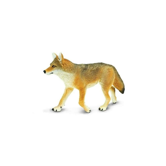 Safari Ltd. Coyote Figurine - Realistic 6.5" Figure - Educational Toy for Boys, Girls, & Kids Ages 1 