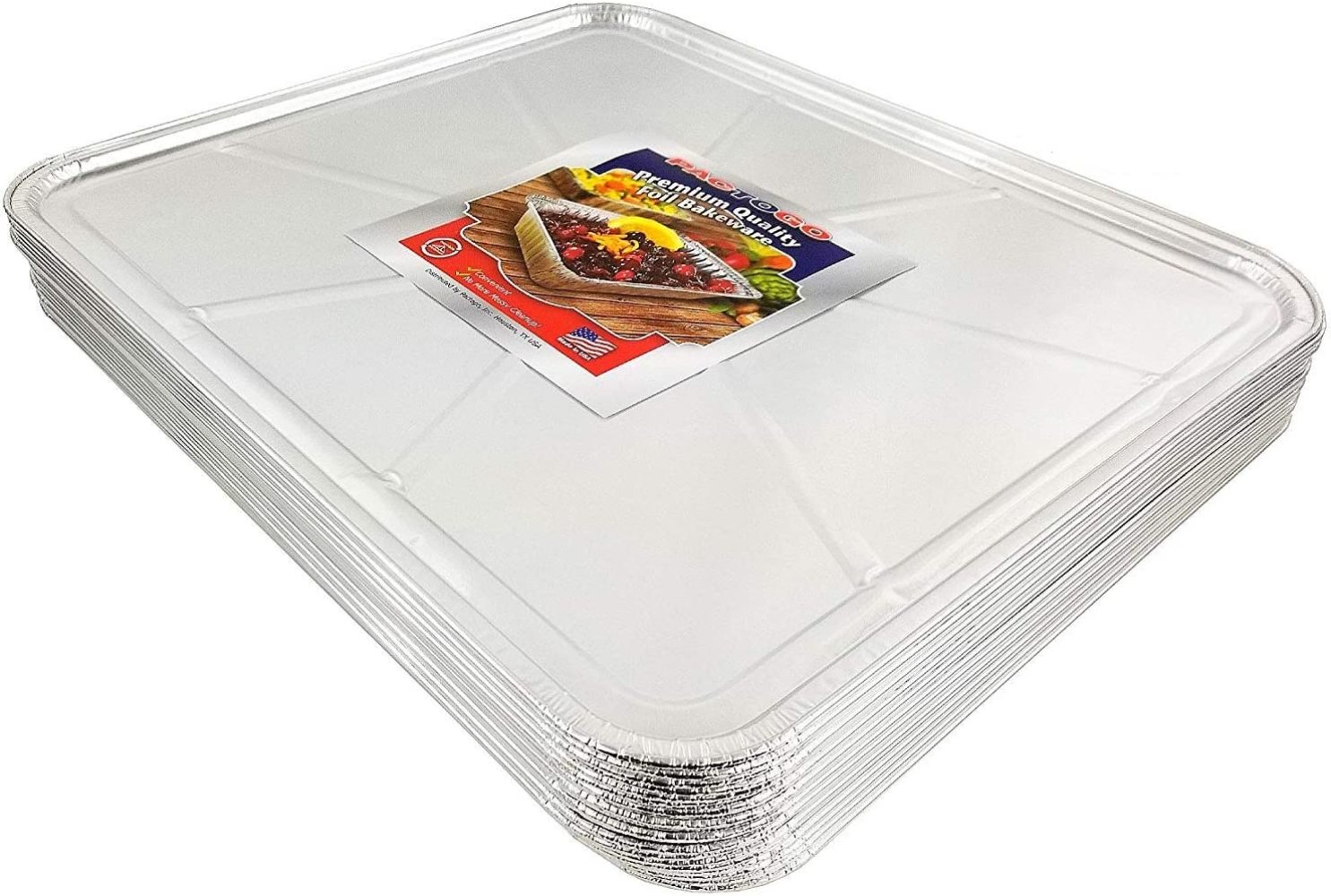 FULenQnu Disposable Aluminum Foil Oven Liner 185 x 155 (Set of 20